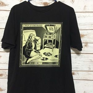 OBEY "obey records" t-shirt size M